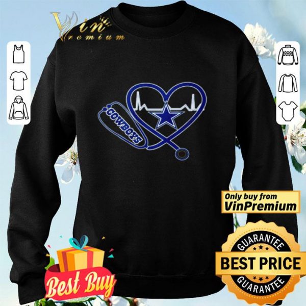 Dallas Cowboys nurse heartbeat shirt