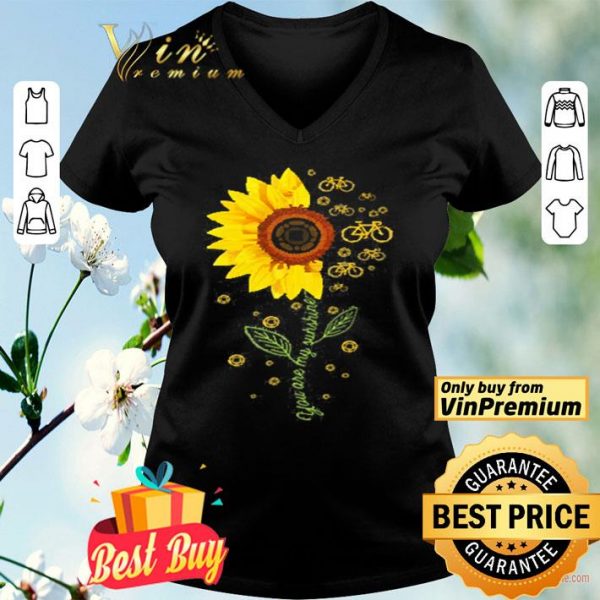 Cycling Sunflower You Are My Sunshine shirt