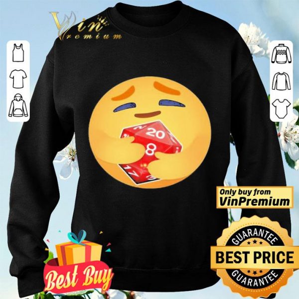 Facebook care emoji hug dnd dice game shirt
