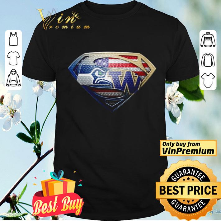 Superman Seattle Seahawks vs Wyoming Cavalry shirt