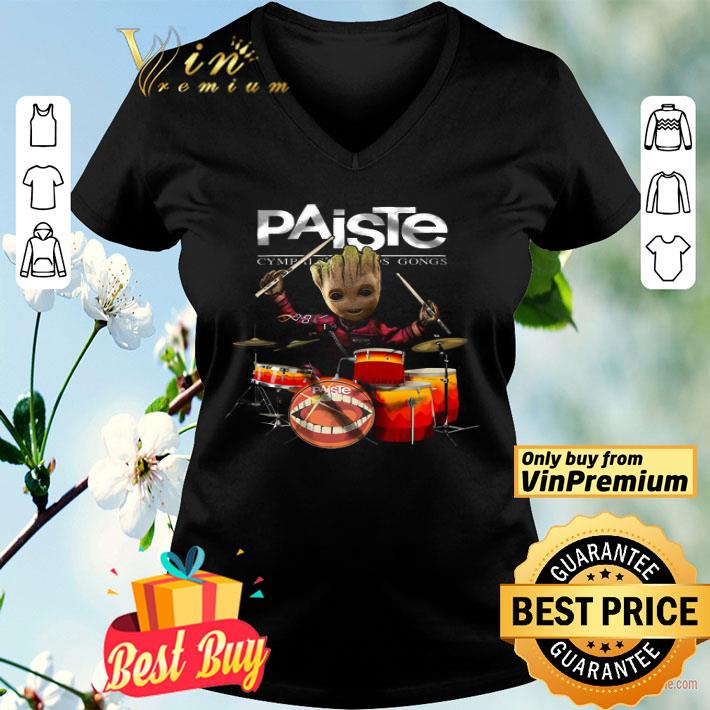 Groot Drummer Paiste Cymbals Sounds Gongs shirt