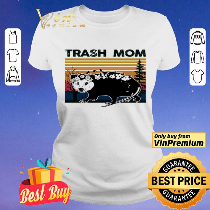 Raccoon trash mom vintage shirt