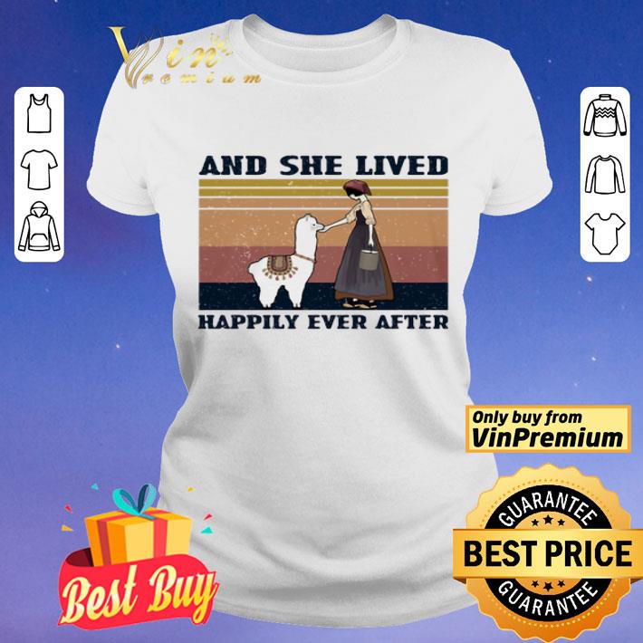 And She Lives Happily Ever After Vintage shirt