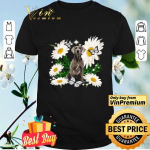 Weimaraner Daisy flower Classic shirt