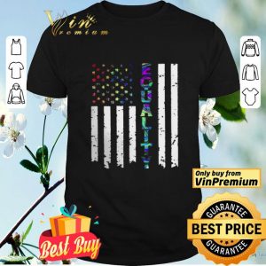 LGBT American flag equality shirt