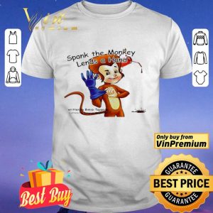 Spank the monkey lends a hand shirt
