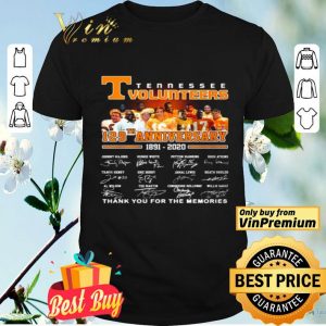 ennessee Volunteers 129th anniversary 1981 2020 thank you for the memories shirt