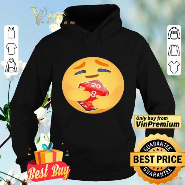 Facebook care emoji hug dnd dice game shirt