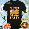 Dachshund face mask short and sassy shirt