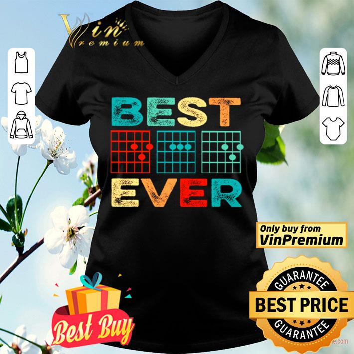 Guitar Chord best Dad ever shirt