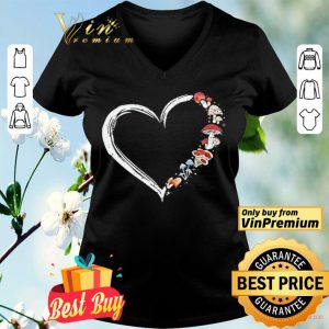I love Mushrooms heart shirt