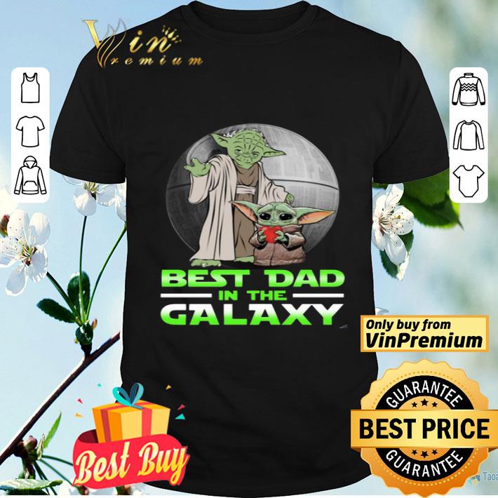 Master Yoda And Baby Yoda Best Dad In The Galaxy shirt