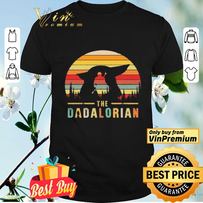 Star wars the dadalorian baby yoda vintage shirt