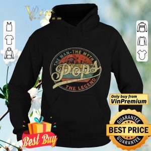 Pops The Man The Myth The Legend Sunset In The Forest Vintage shirt