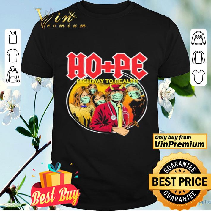 Highway To Health Hope Rock Band Style Corona Kids shirt
