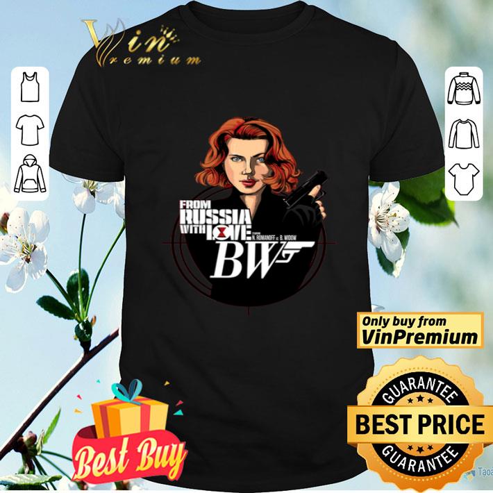 Black Widow From Russia with Love shirt