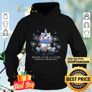 Unicorn Hope For A Cure Diabetes Awareness shirt