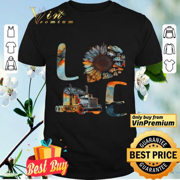 Love Sunflower Truckers shirt