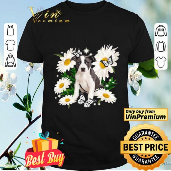 Pitbull Daisy flower Classic shirt