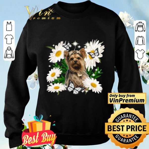 Yorkshire Terrier Dog Daisy Flower Classic shirt