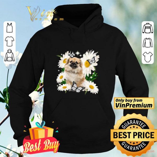 Tibetan Spaniel Daisy flower Classic shirt