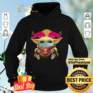 Baby Yoda Face Mask Hug Redbull shirt