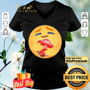 Facebook care emoji hug dnd dice game shirt