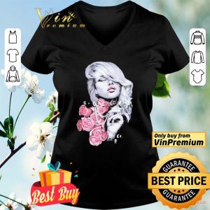 Sullen rose flower shirt