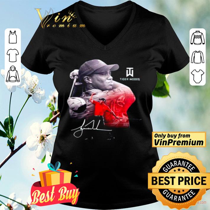 Golf Tiger Woods player signature shirt