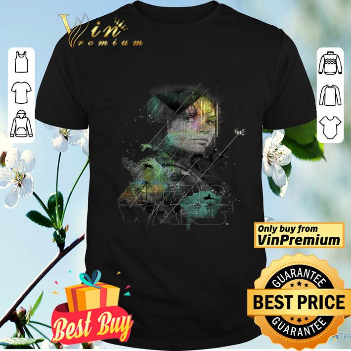 Star Wars Jyn Erso Space Lines Rogue One Graphic shirt
