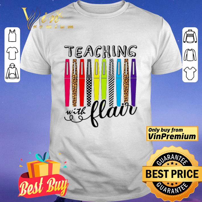 pen teaching with flair shirt