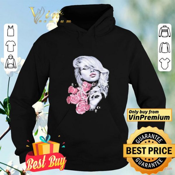 Sullen rose flower shirt