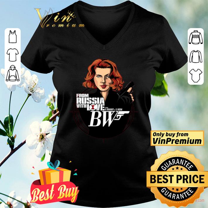 Black Widow From Russia with Love shirt