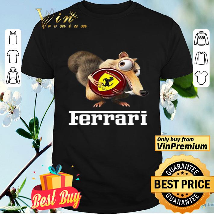 Brown Chipmunk Scuderia Ferrari shirt