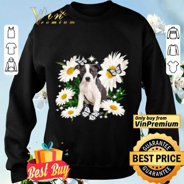 Pitbull Daisy flower Classic shirt