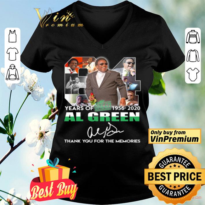 64 Al Green years of 1965-2020 thank you for the memories signature shirt