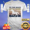 Horse and sloth to the disco vintage shirt