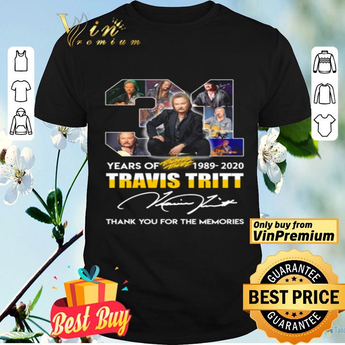 31 years of Travis Tritt thank you for the memories shirt