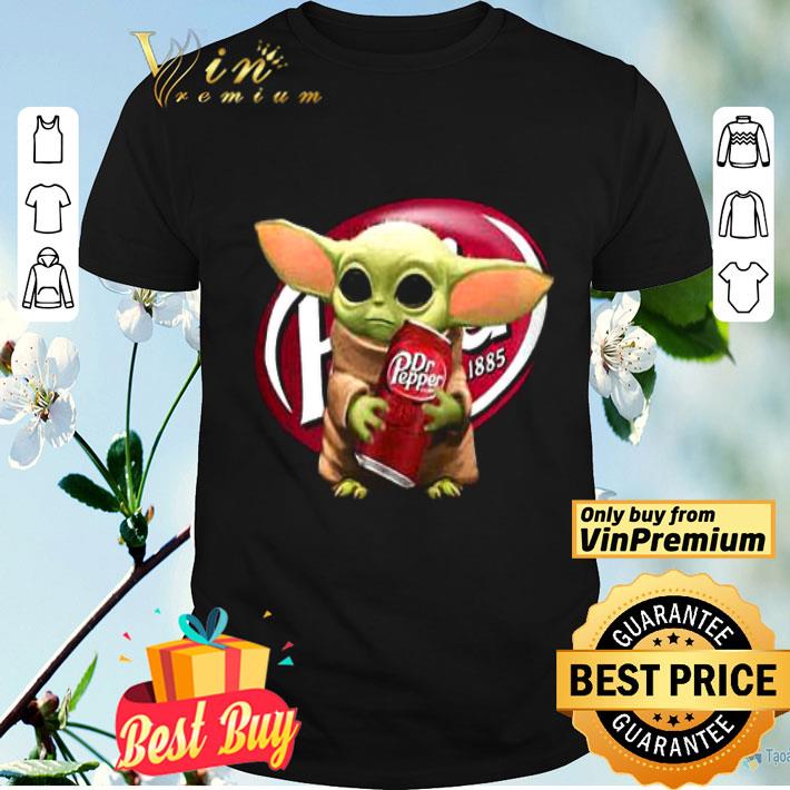 Star Wars Baby Yoda Hug Dr Pepper shirt