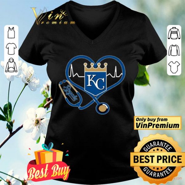 Nurse Kansas City Royals Heartbeat shirt