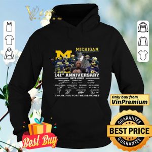 Michigan Wolverines 141st anniversary 1879 2020 thank you for the memories shirt