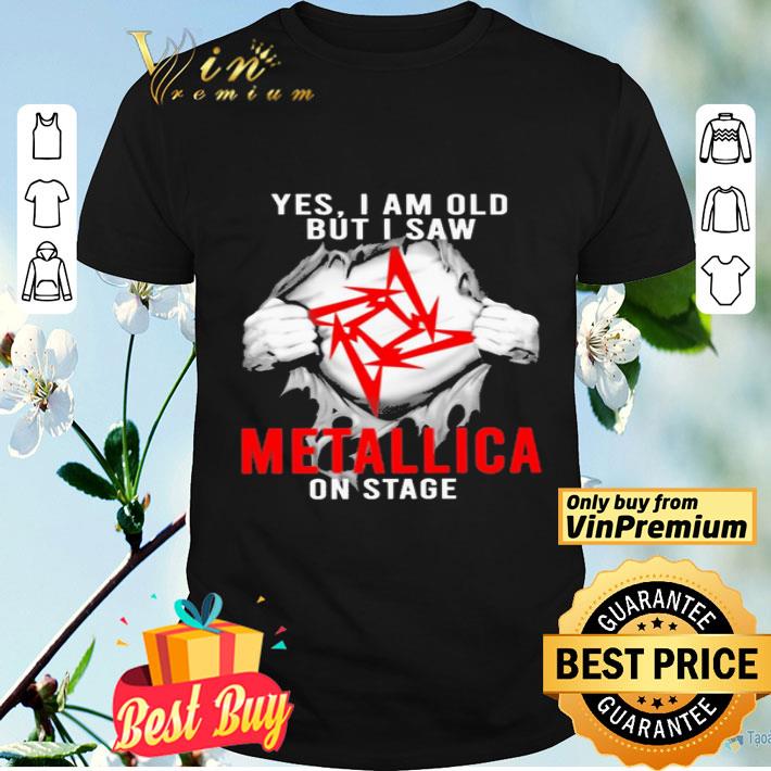 Blood inside me Metallica yes i am old but i saw on stage shirt