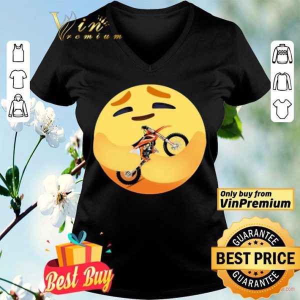 Facebook care emoji hug terrain motorcycle shirt