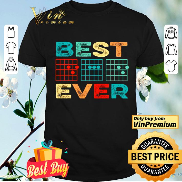 Guitar Chord best Dad ever shirt