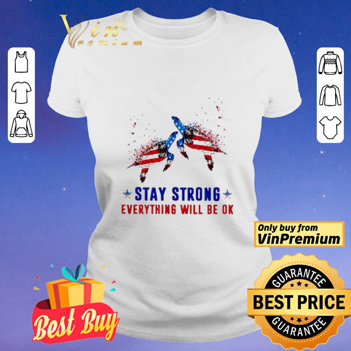 Turtles stay strong everything will be ok independence day shirt