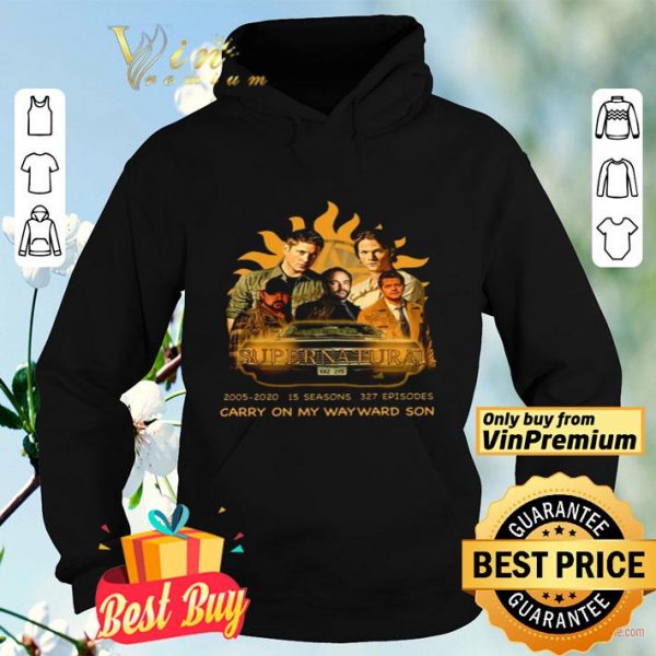 Supernatural carry on my wayward son shirt