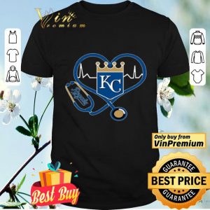 Nurse Kansas City Royals Heartbeat shirt