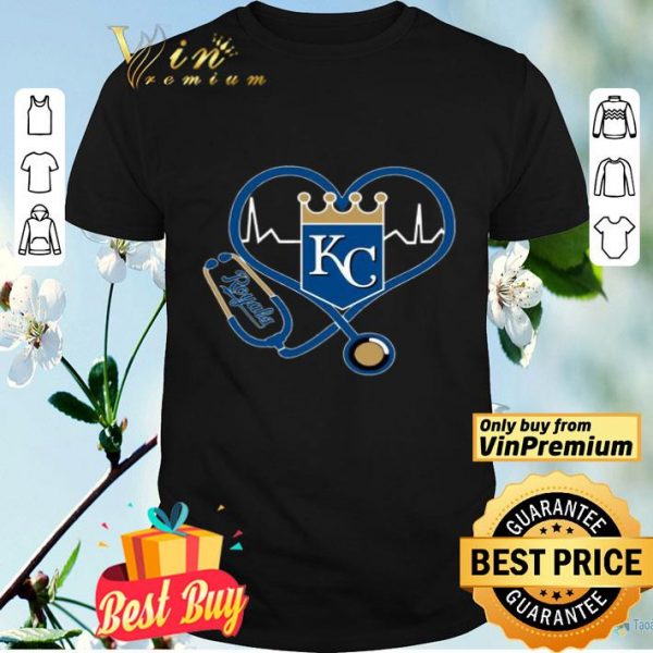 Nurse Kansas City Royals Heartbeat shirt