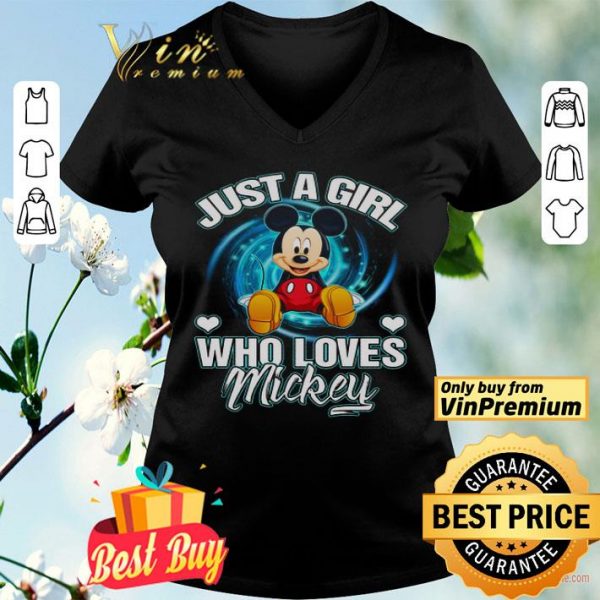 Just A Girl Who Loves Mickey Mouse shirt