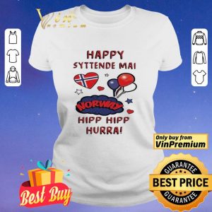 happy syttende mai norway hipp hipp hurra shirt
